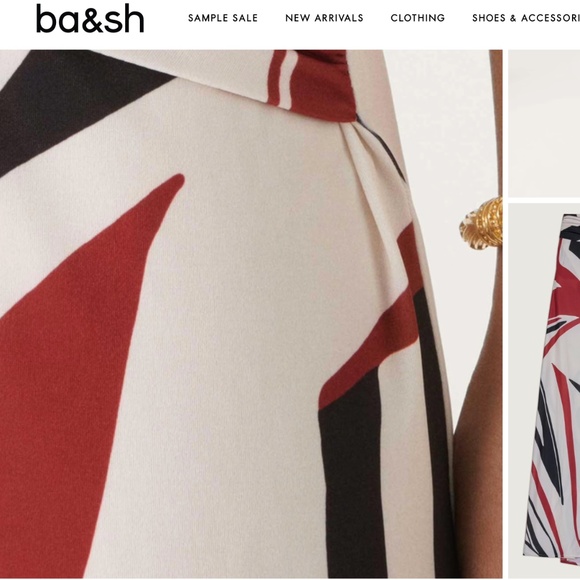 Bash abstract midi skirt - Picture 4 of 7